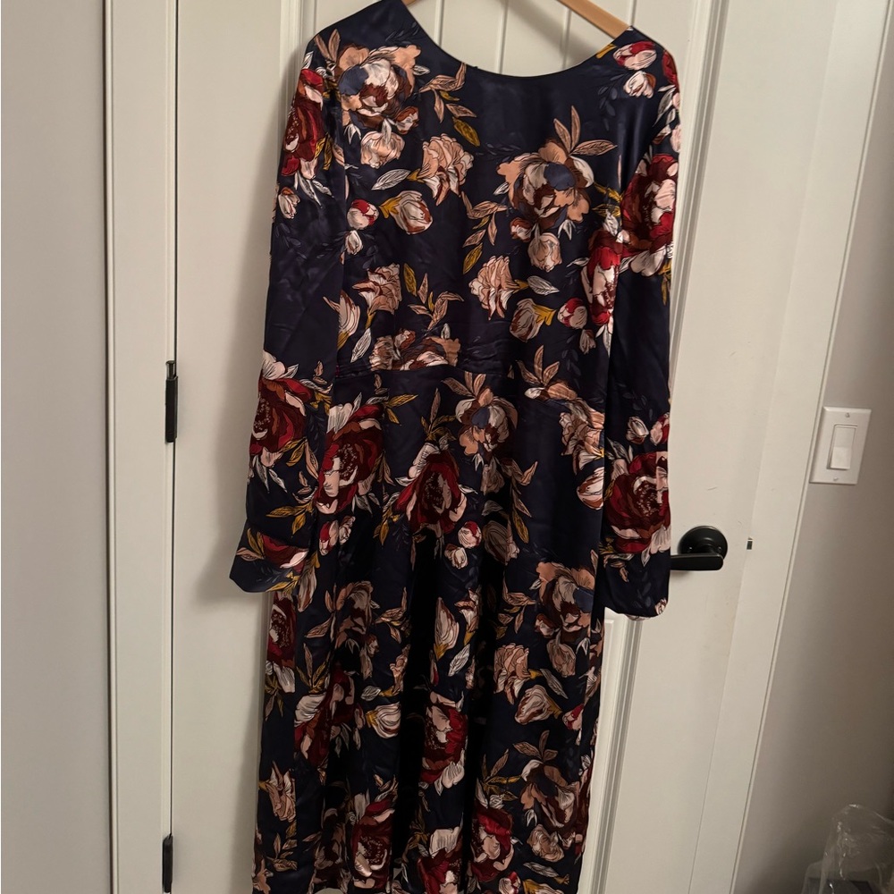 Floral print dress by Long and Tall Sally size 18